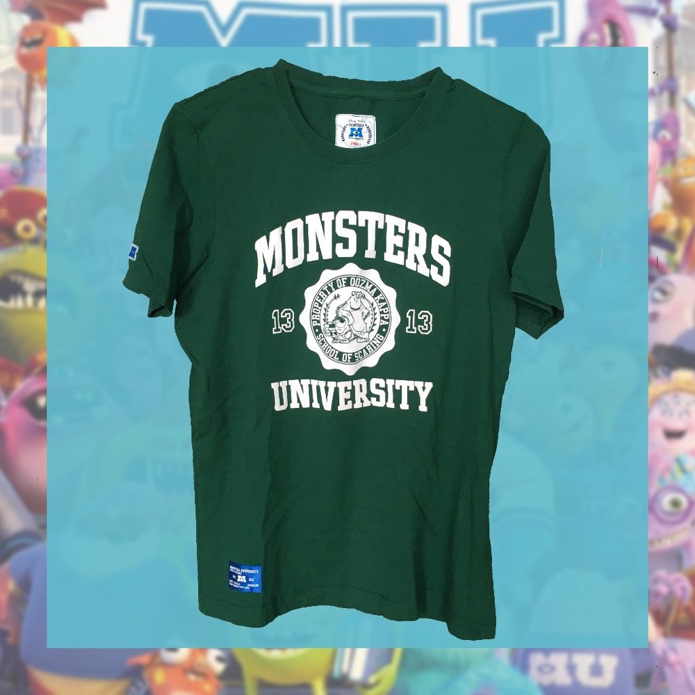Disney Pixar Monsters University Green T-Shirt